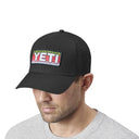 Yeti Rainbow Trout Logo Badge Trucker Cap - Black