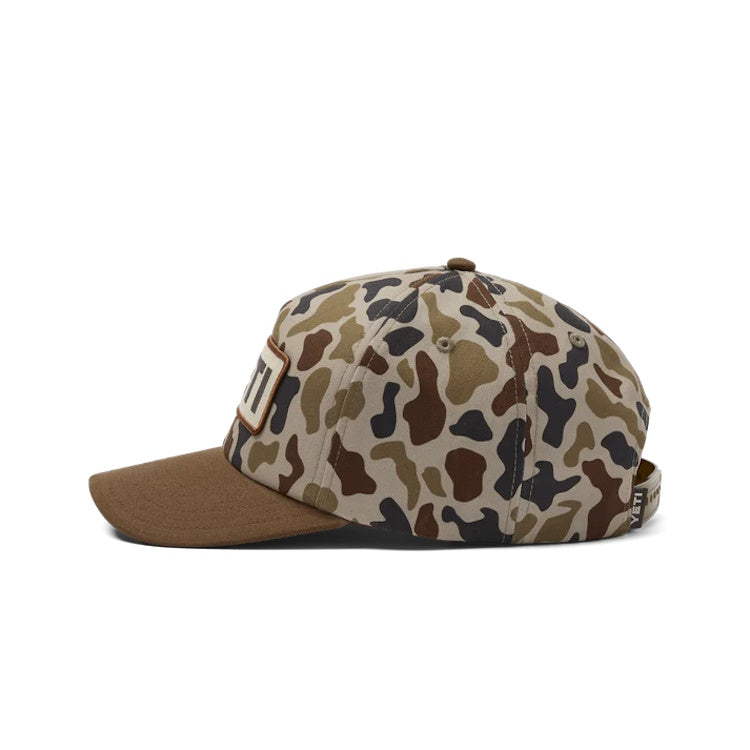 Yeti Woven Flat Brim Snapback - Camo