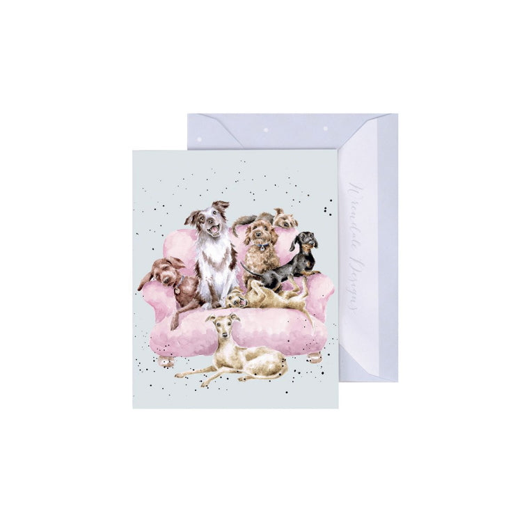 Wrendale Designs Movie Night Miniature Card