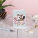 Wrendale Designs Movie Night Miniature Card