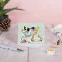 Wrendale Designs Sleeping on the Job Miniature Card