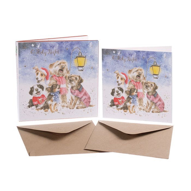 Wrendale Designs Christmas Boxed Cards - O Holy Night Dog Set of 8