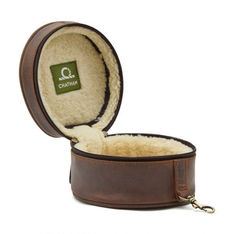 Chatham Antique Leather Hearing Protection Case