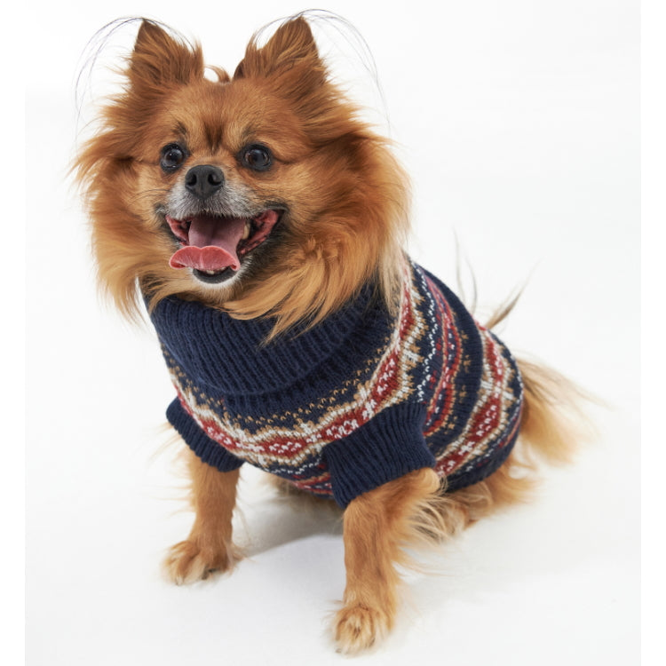 Barbour Saltburn Dog Jumper - Pink Dahlia - John Norris