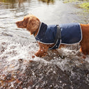 Barbour Monmouth Waterproof Dog Coat - Navy Size XS