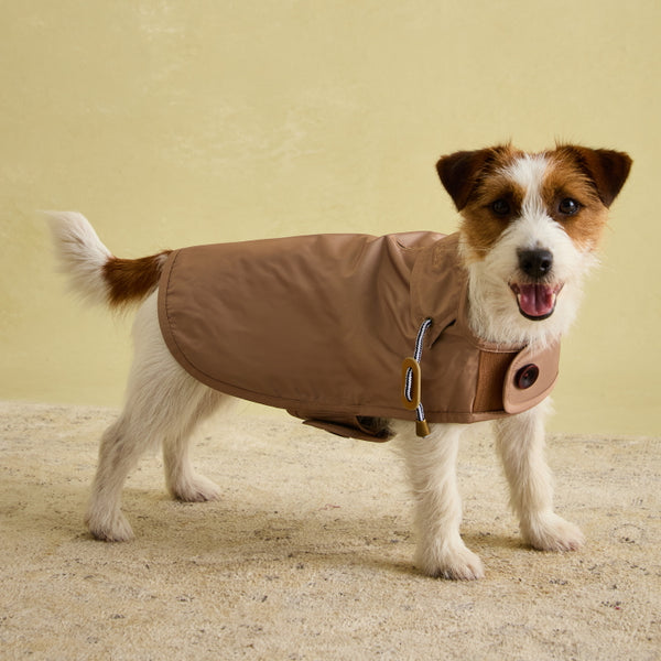 Joules Burra Brown Dog Raincoat