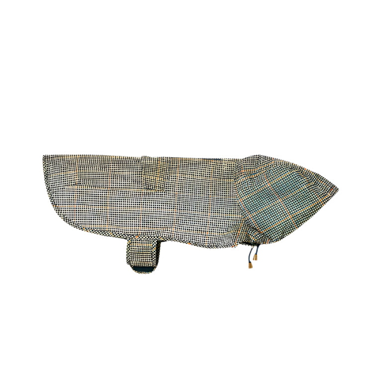 Joules Henson Check Packaway Dog Coat