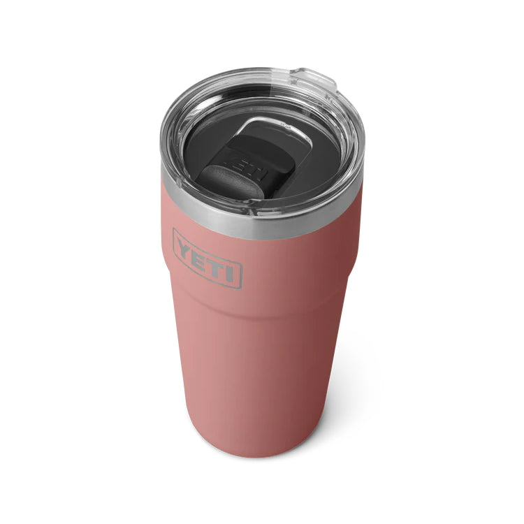 Yeti Rambler 20oz Insulated Stackable Cup - Sandstone Pink