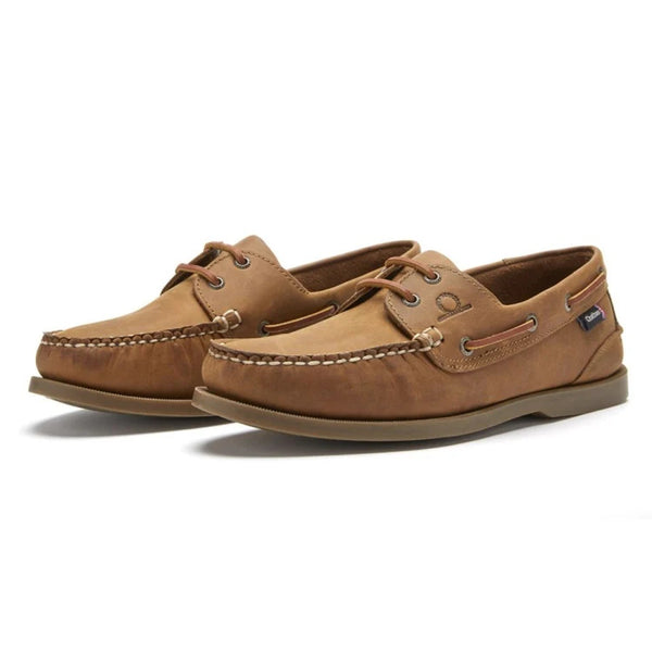 Chatham Ladies Deck G2 Premium Leather Boat Shoes - Walnut