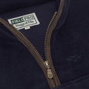 Hoggs of Fife Stenton 1/4 Zip Fleece - Midnight Navy