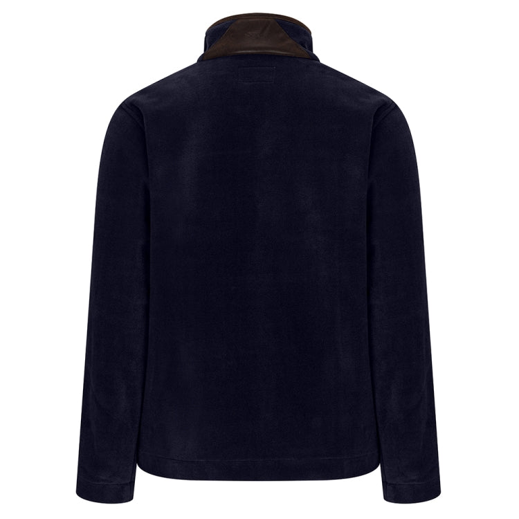 Hoggs of Fife Stenton 1/4 Zip Fleece - Midnight Navy