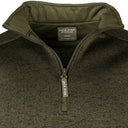 Jack Pyke Melange Quarter Zip Fleece - Green Fleck