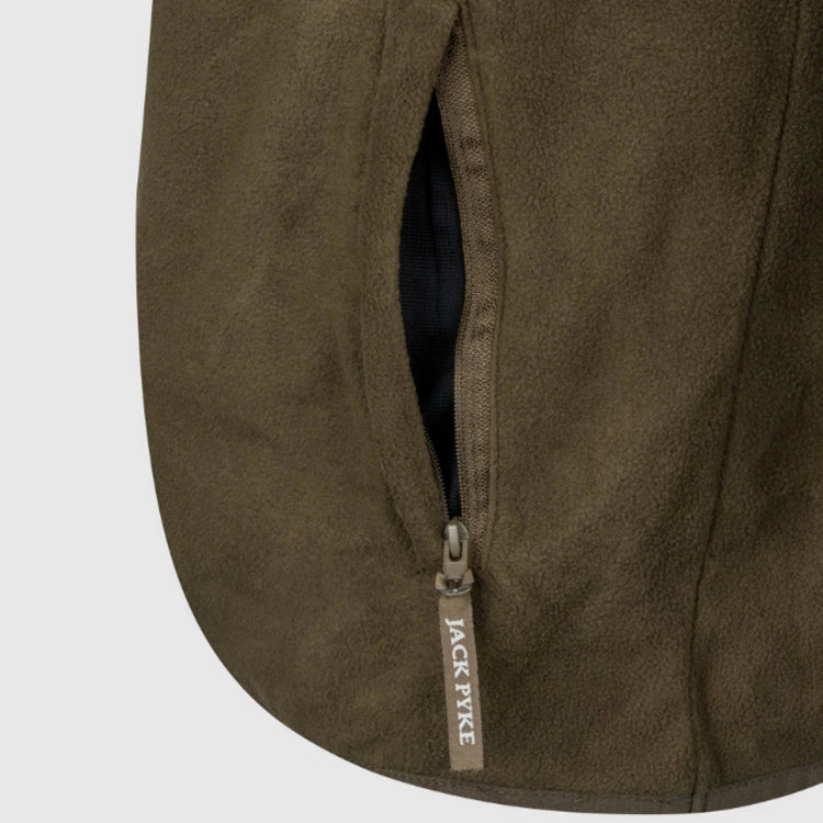 Jack Pyke Rannock Fleece Pullover - Dark Olive