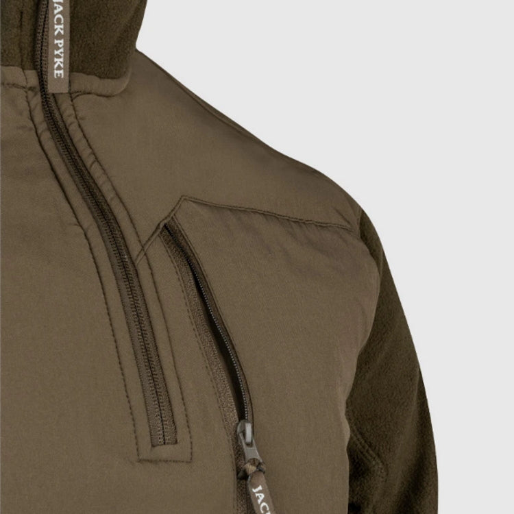 Jack Pyke Rannock Fleece Pullover - Dark Olive