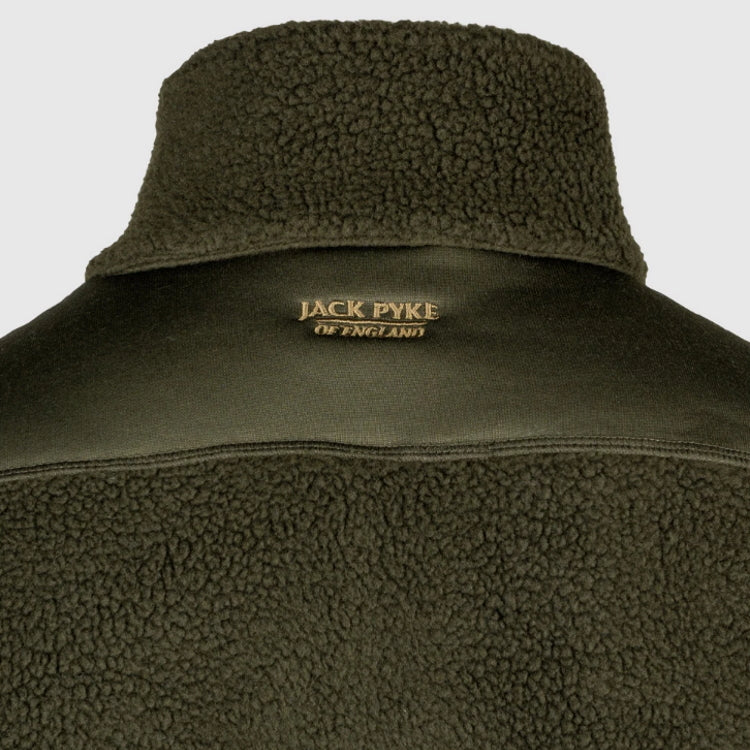 Jack Pyke Sherpa Pullover - Dark Olive