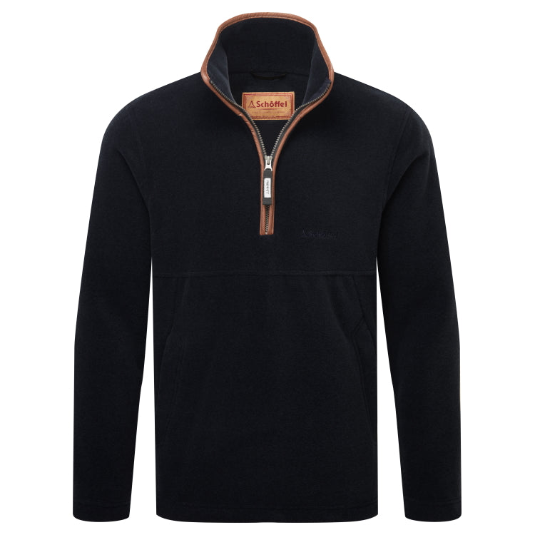 Schoffel Berkeley 1/4 Zip Fleece Jacket - Gunmetal