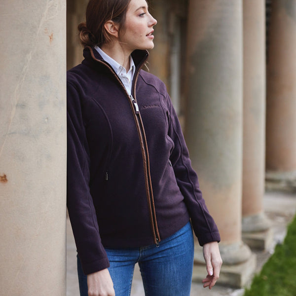 Schoffel Ladies Burley II Fleece Jacket - Port