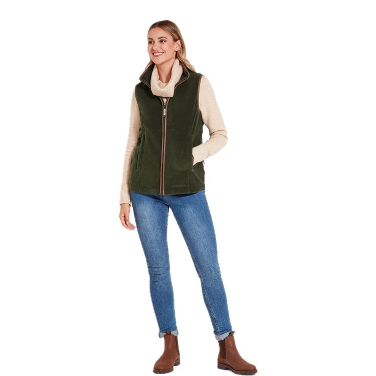 Schoffel Ladies Lyndon Fleece Gilet - Forest