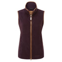 Schoffel Ladies Lyndon Fleece Gilet - Port