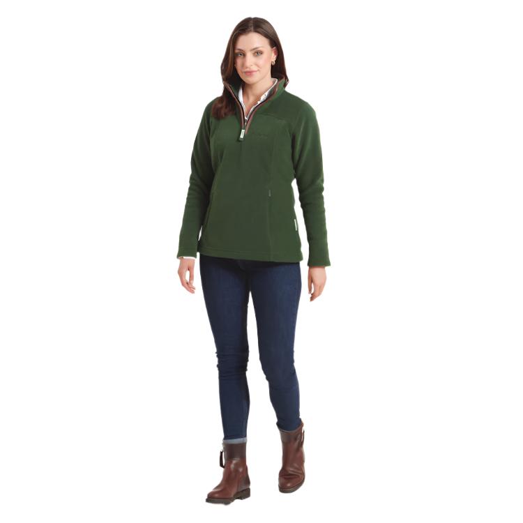 Schoffel Ladies Tilton II 1/4 Zip Fleece - Forest