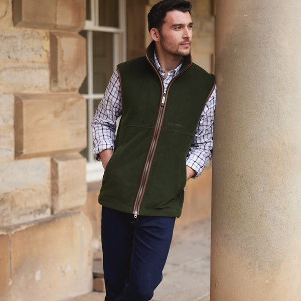 Schoffel Oakham Fleece Gilet - Forest