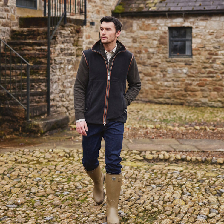 Schoffel Oakham Fleece Gilet - Gunmetal