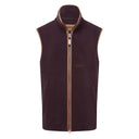 Schoffel Oakham Fleece Gilet - Port