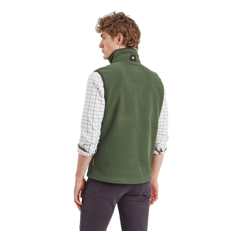 Schoffel Oakham Retro Fleece Gilet - Woodland