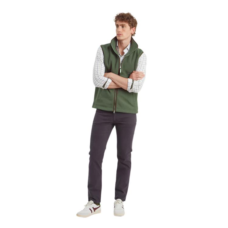 Schoffel Oakham Retro Fleece Gilet - Woodland