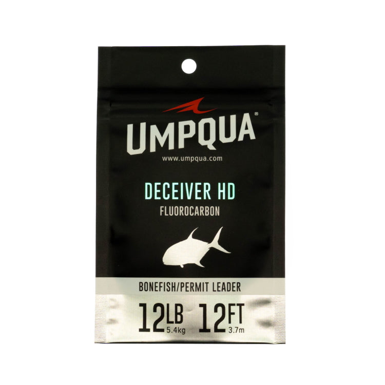 Umpqua Deceiver HD Bone Permit Fluorocarbon Leader - 12ft