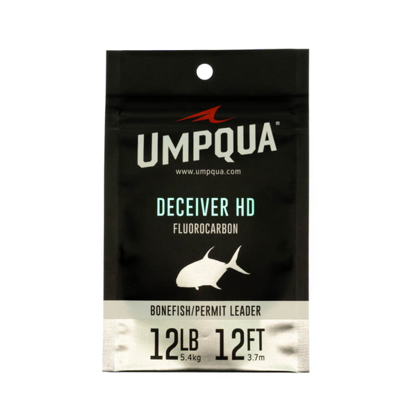 Umpqua Deceiver HD Bone Permit Fluorocarbon Leader - 12ft