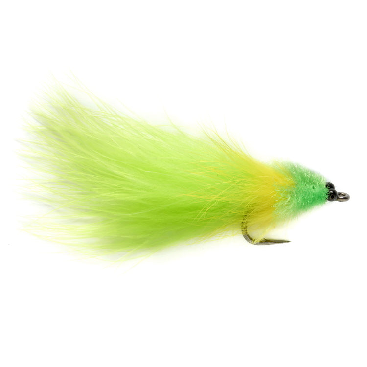 Millhouse Tarpon Toad Chartreuse Flies