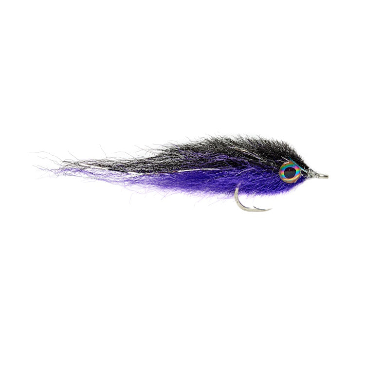 Salty Mullet Black and Purple Fly