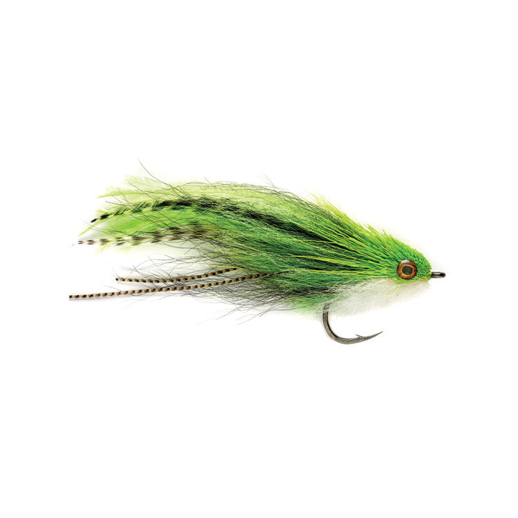 Baitfish Burnt Chartreuse Flies