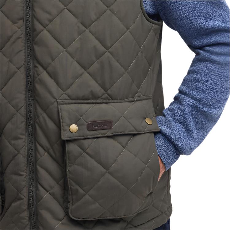 Barbour Fernwood Quilted Gilet - Dark Olive