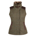 Barbour Ladies Alder Wool Gilet - Gardenia/Brown