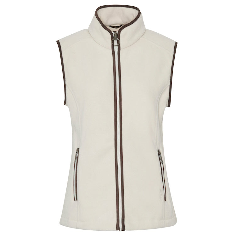 Barbour Ladies Country Colton Fleece Gilet - Pearl