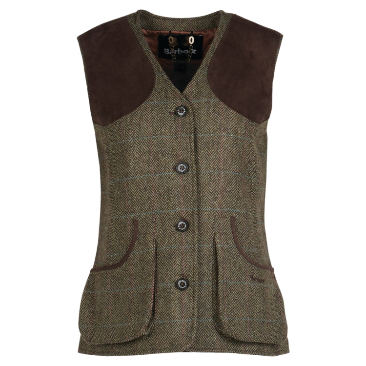 Barbour waistcoats sales ladies Brown