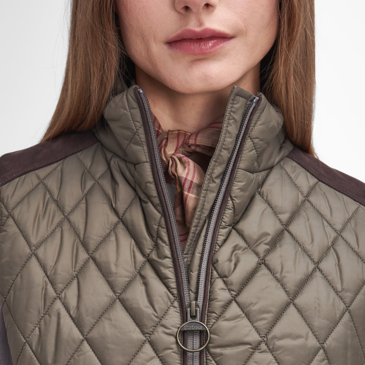 Barbour Ladies High Field Gilet - Winter Moss/Classic