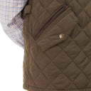 Barbour Shoveler Quilted Gilet - Dark Olive