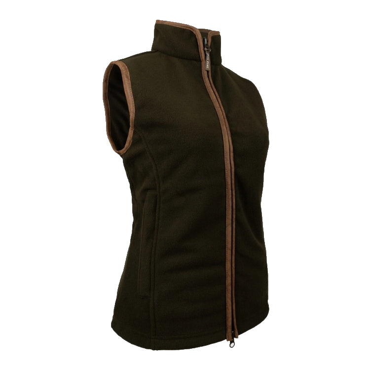 Jack Pyke Ladies Countryman Fleece Gilet - Dark Olive