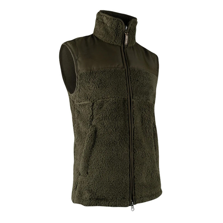 Jack Pyke Sherpa Fleece Gilet - Dark Olive