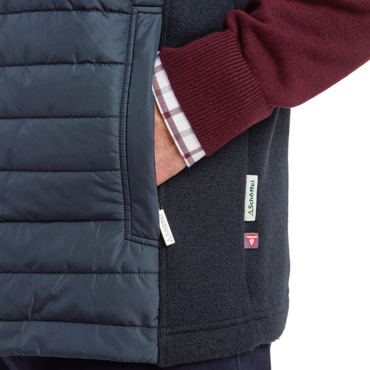 Schoffel Oakham Hybrid Gilet - Petrol Blue