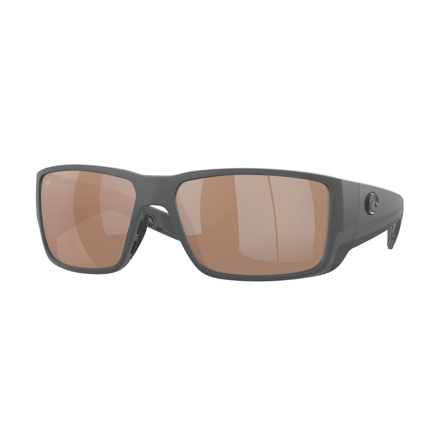 Costa Del Mar Blackfin Pro Sunglasses - Matte Black Frame - Copper Silver Mirror 580G Lens