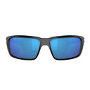 Costa Del Mar Fantail Pro Sunglasses - Matte Black Frame - Blue Mirror 580G Lens