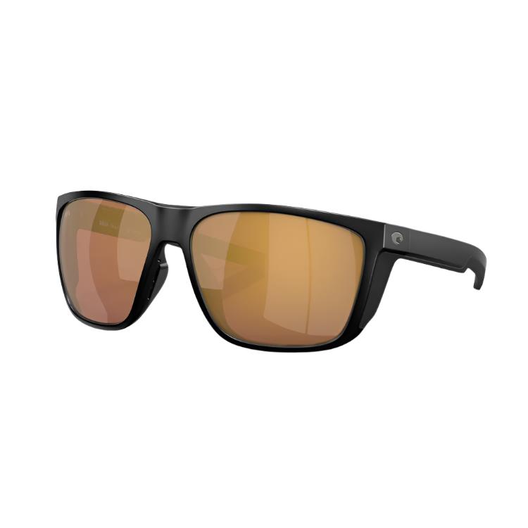 Costa Del Mar Ferg XL Sunglasses - Black Frame - Gold Mirror 580G Lens