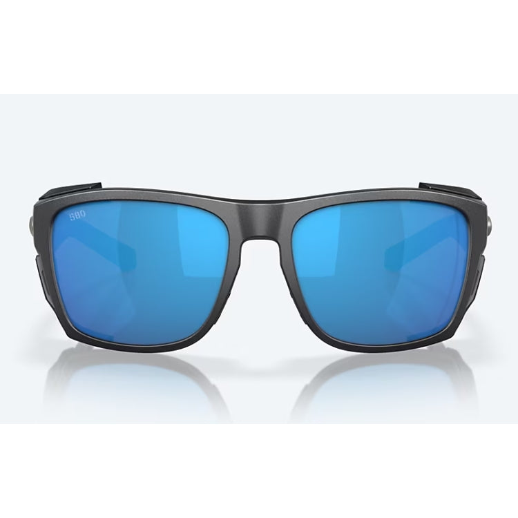 Costa Del Mar King Tide 6 Sunglasses - Black Pearl Frame - Blue Mirror 580G Lens