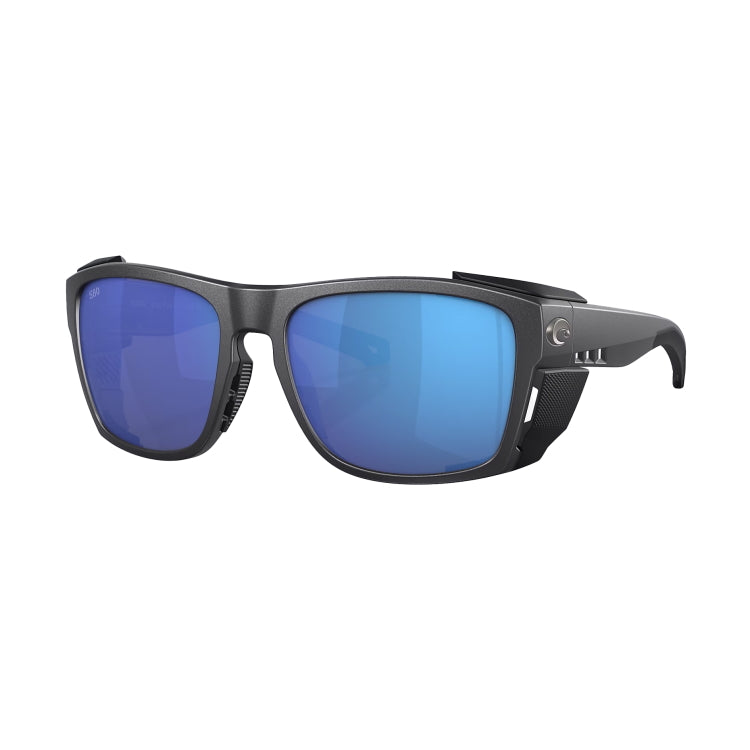 Costa Del Mar King Tide 6 Sunglasses - Black Pearl Frame - Blue Mirror 580G Lens