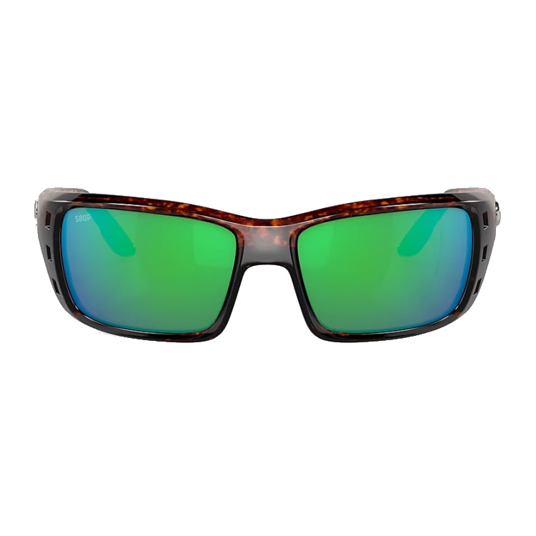 Costa Del Mar Permit Sunglasses - Tortoise Frame - Green Mirror 580P Lens