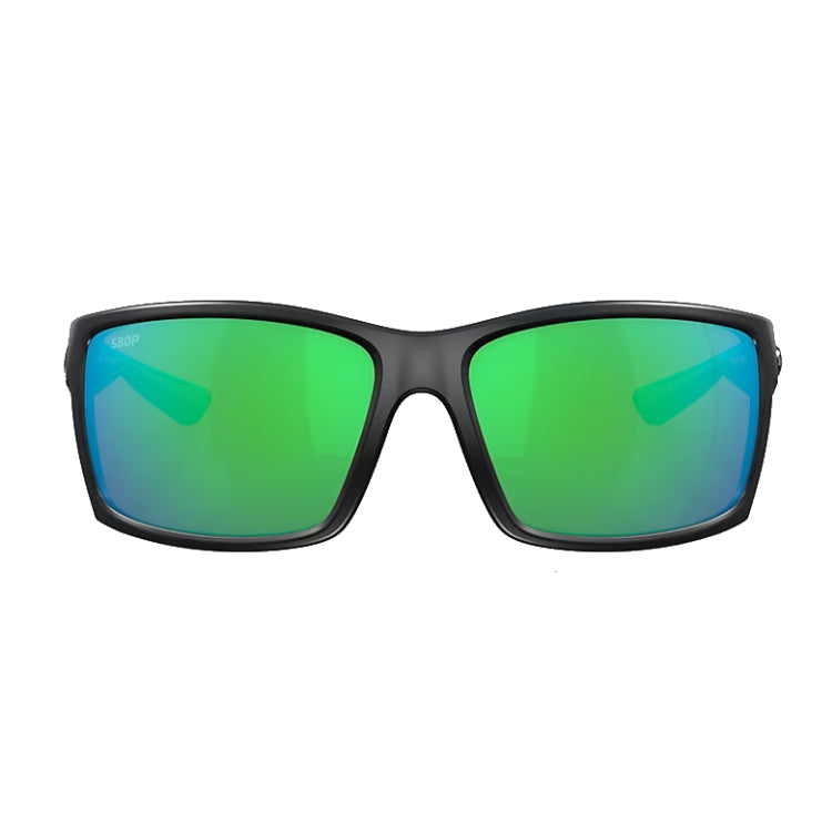 Costa Del Mar Reefton Sunglasses - Blackout Frame - Green Mirror 580P Lens